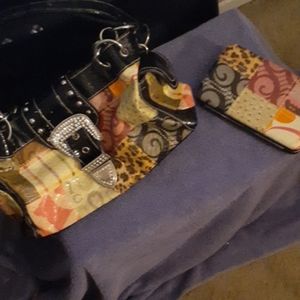 Purse and wallet set